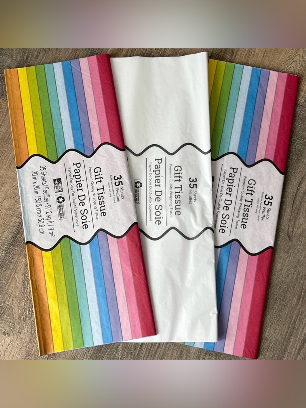 Colorful Gift Tissue Paper Set - 105 Sheets ~New~